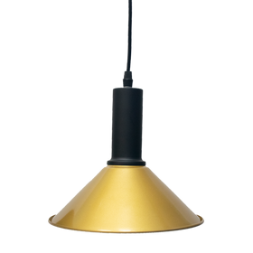 LLPL-095-E27 220MM BLK/GOLD